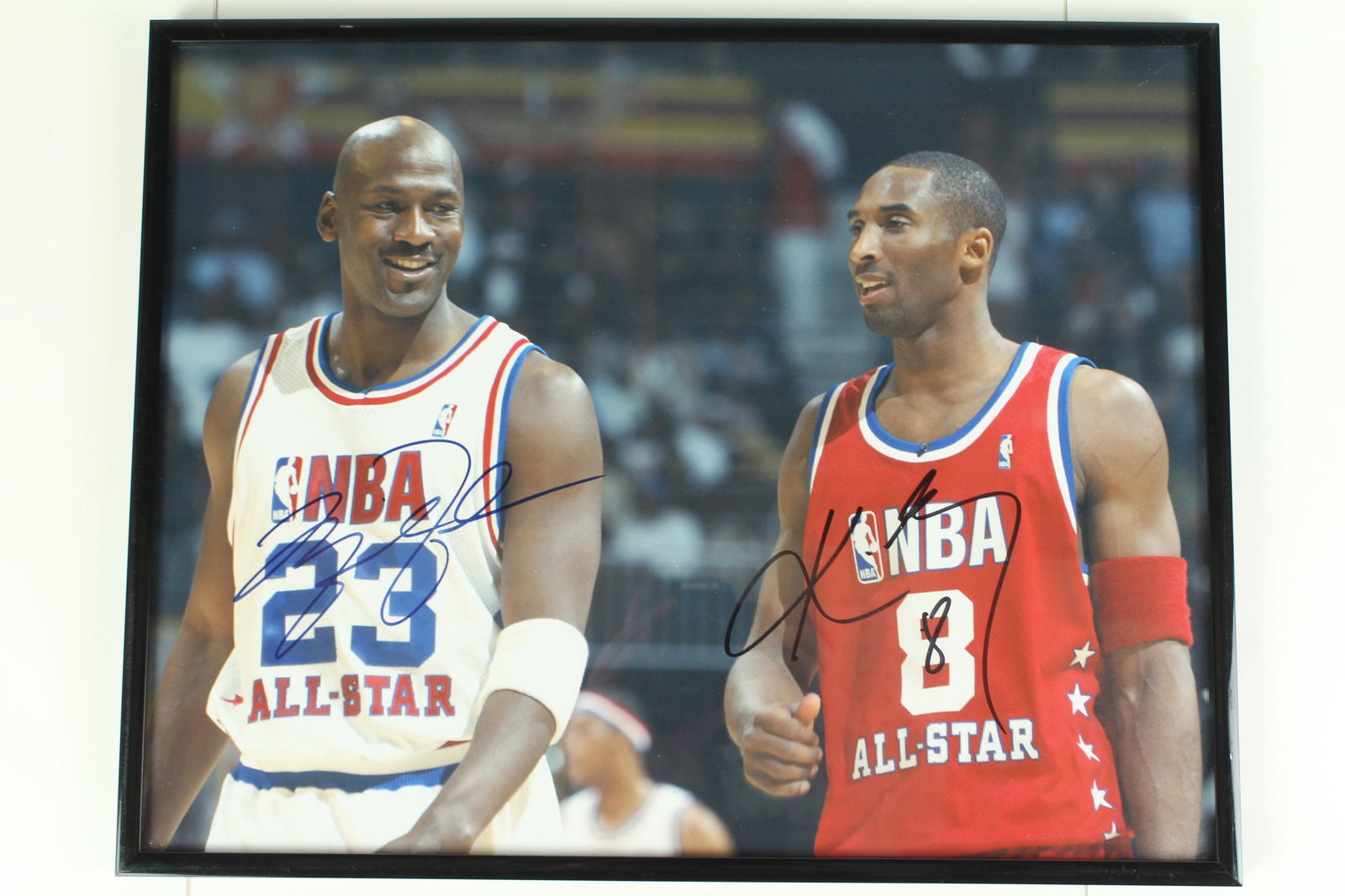 Dual Autographed Michael Jordan and Kobe Bryant Photo (1 of 4)