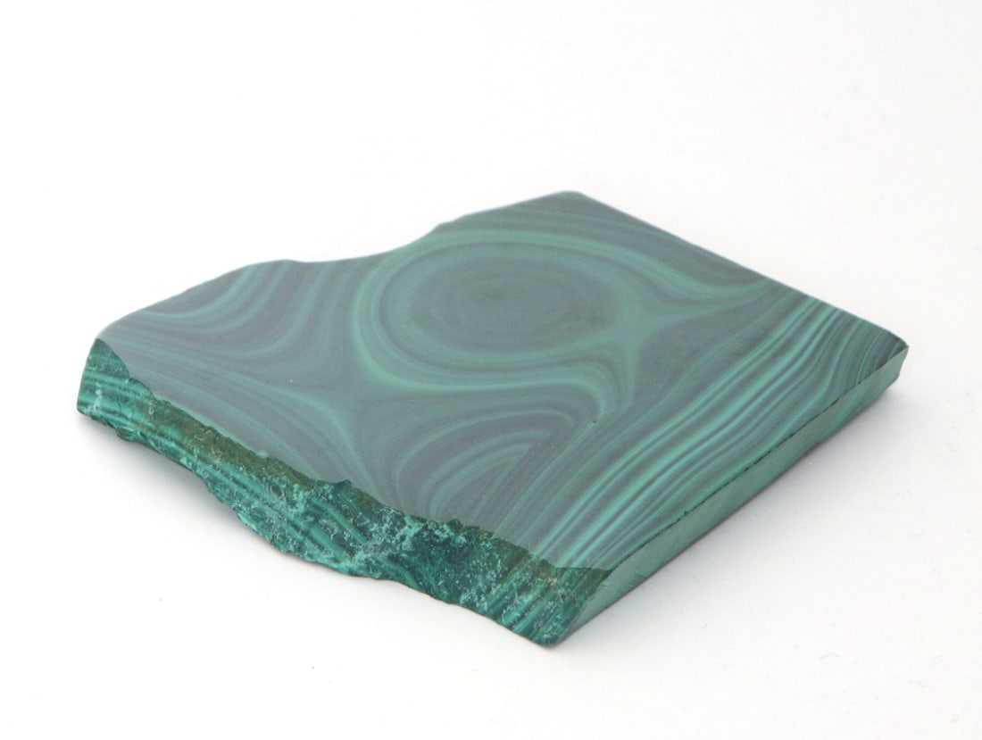 Miniature Polished Malachite Slab - 3