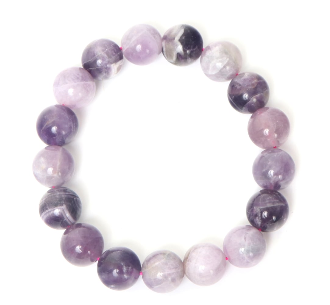 Lovely Amethyst Beaded Bracelet (1 of 4)
