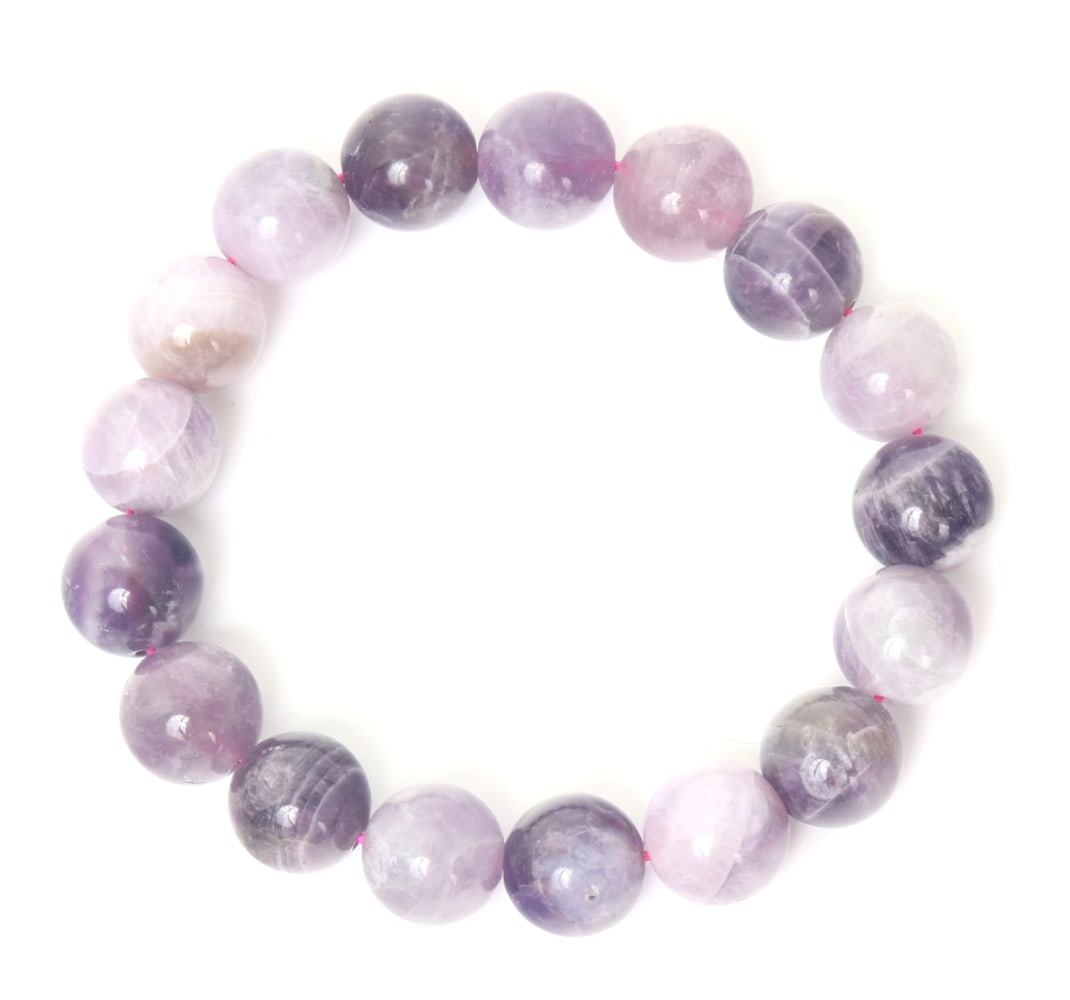 Lovely Amethyst Beaded Bracelet - 2