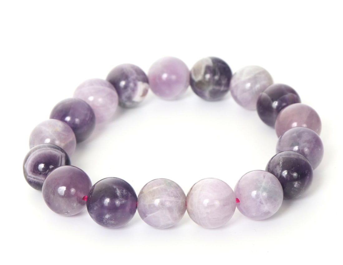 Lovely Amethyst Beaded Bracelet - 4