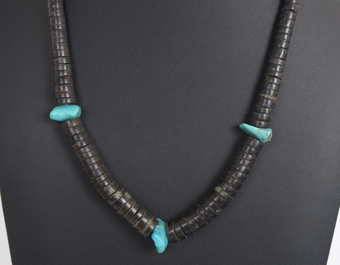 Shell and Turquoise Necklace - 2