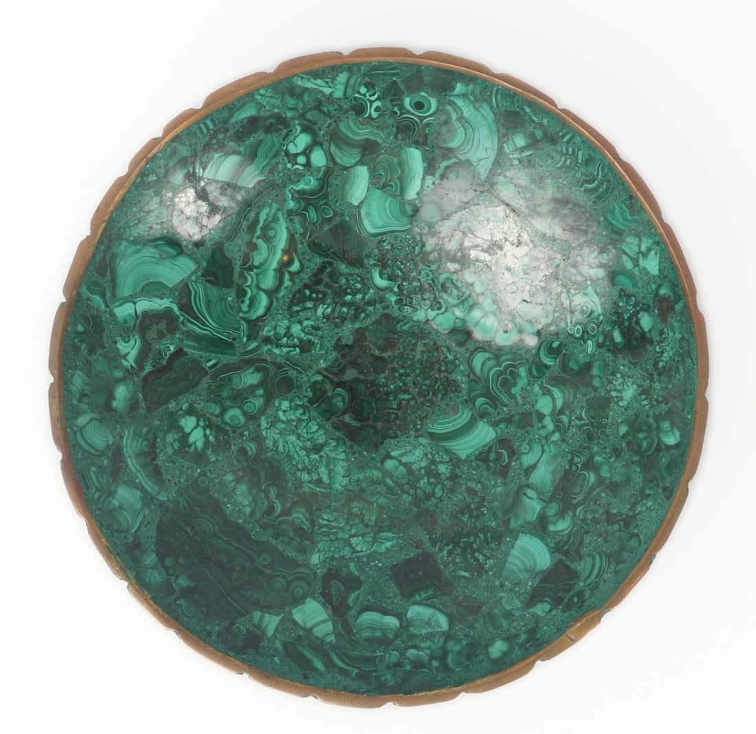 Beautiful Malachite Dish, 454 grams - 2