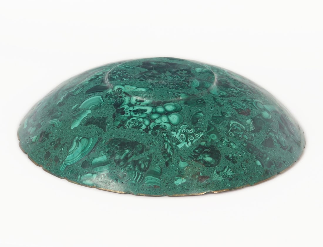 Beautiful Malachite Dish, 454 grams - 5