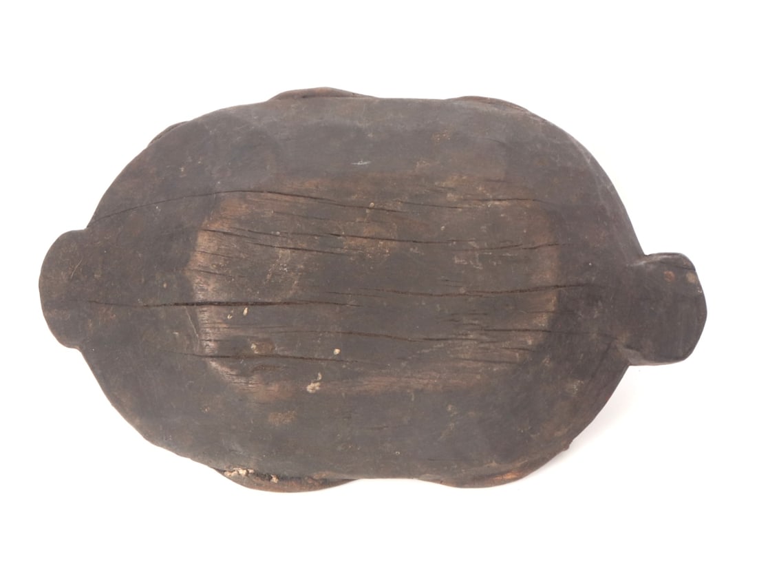 Java Wood Carved Bowl with Snakes - 4
