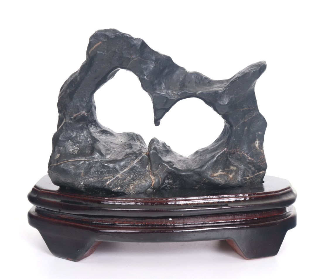 Fine Freeform Chinese Scholar Stone with Stand (1 of 8)