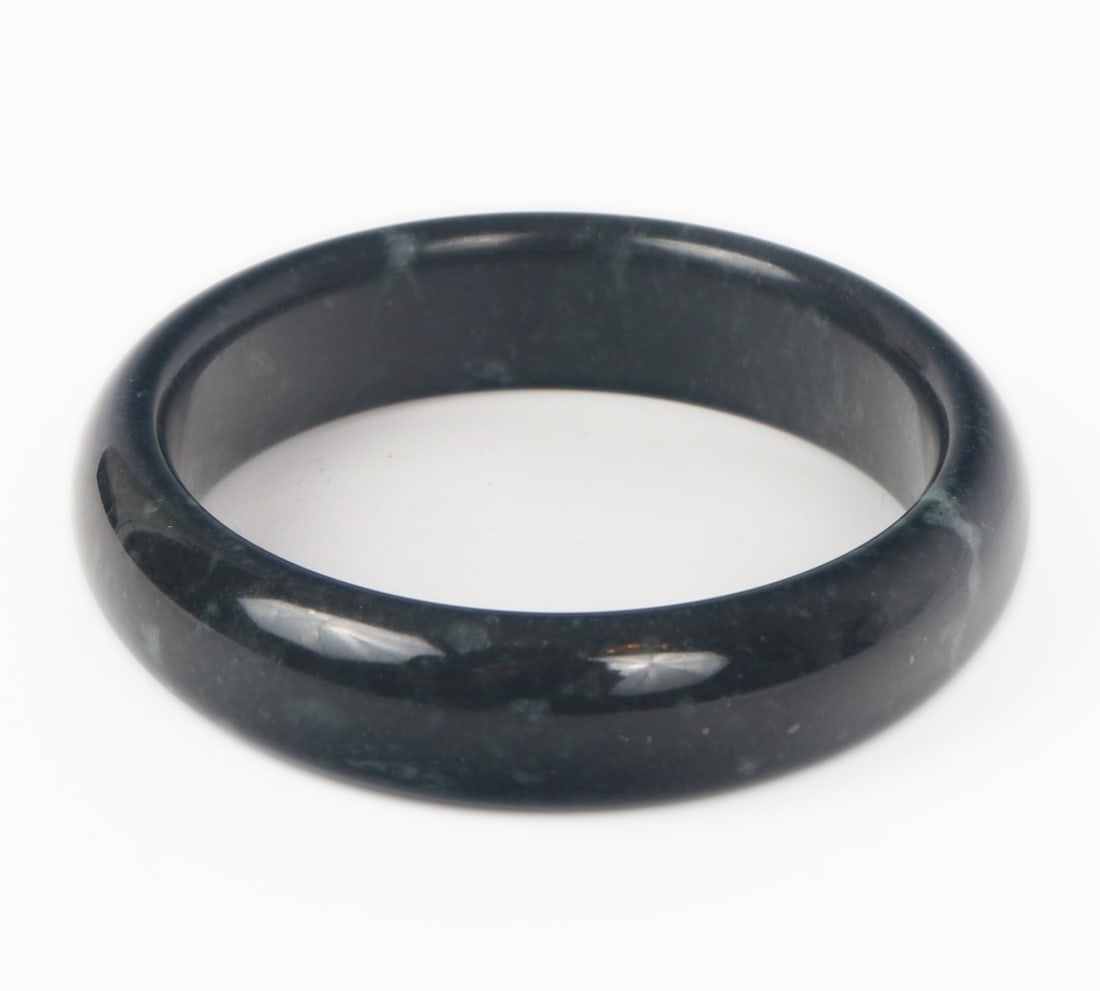 Lovely Obsidian Bangle Bracelet - 2