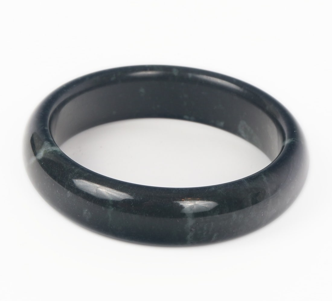 Lovely Obsidian Bangle Bracelet - 3