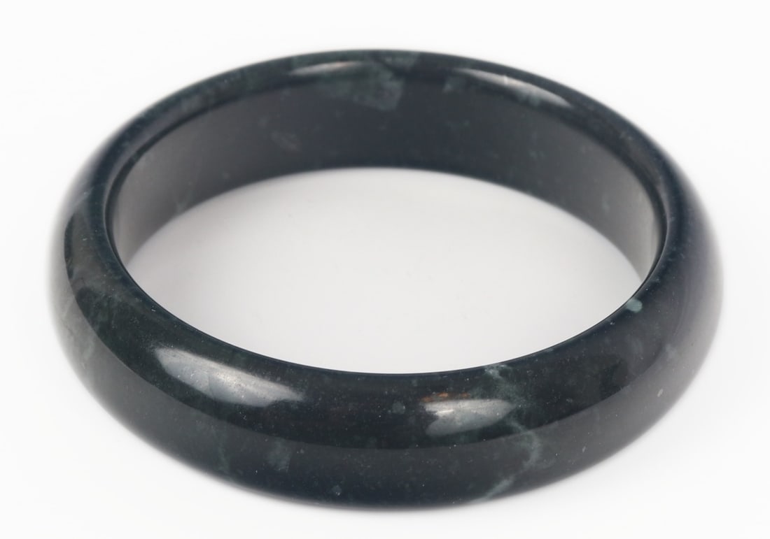 Lovely Obsidian Bangle Bracelet - 4