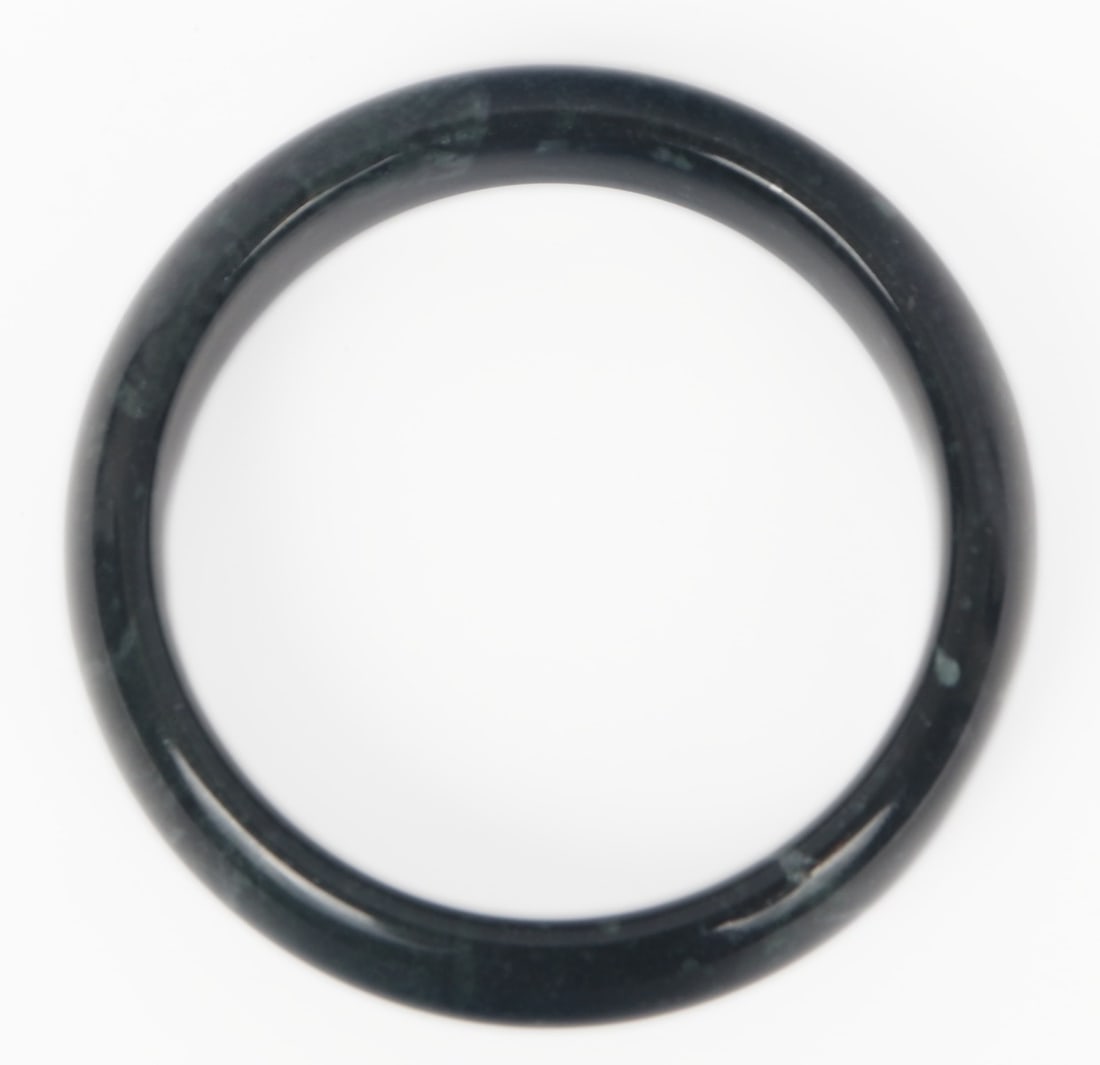 Lovely Obsidian Bangle Bracelet - 5