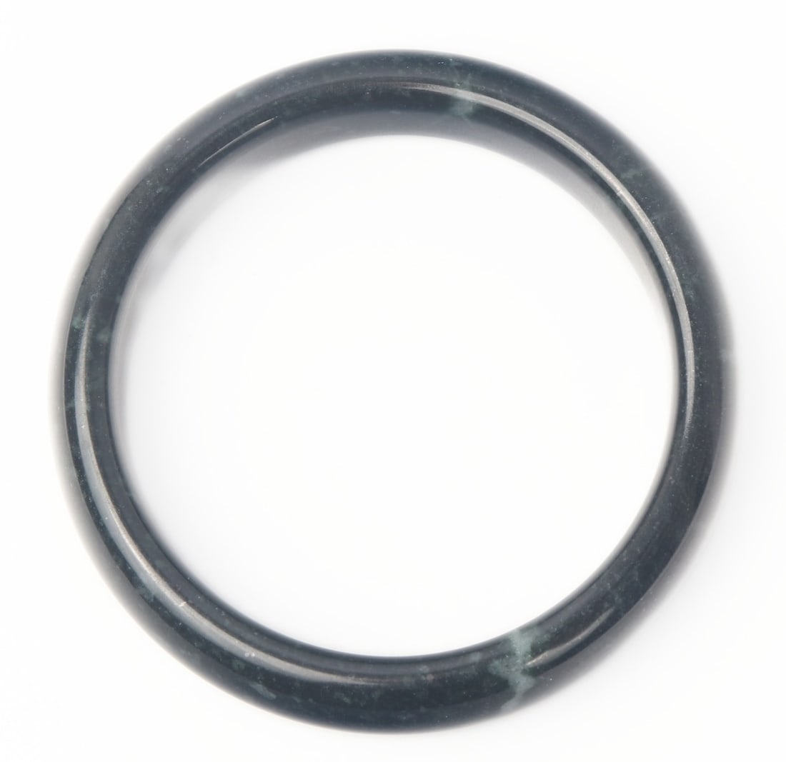 Lovely Obsidian Bangle Bracelet - 6