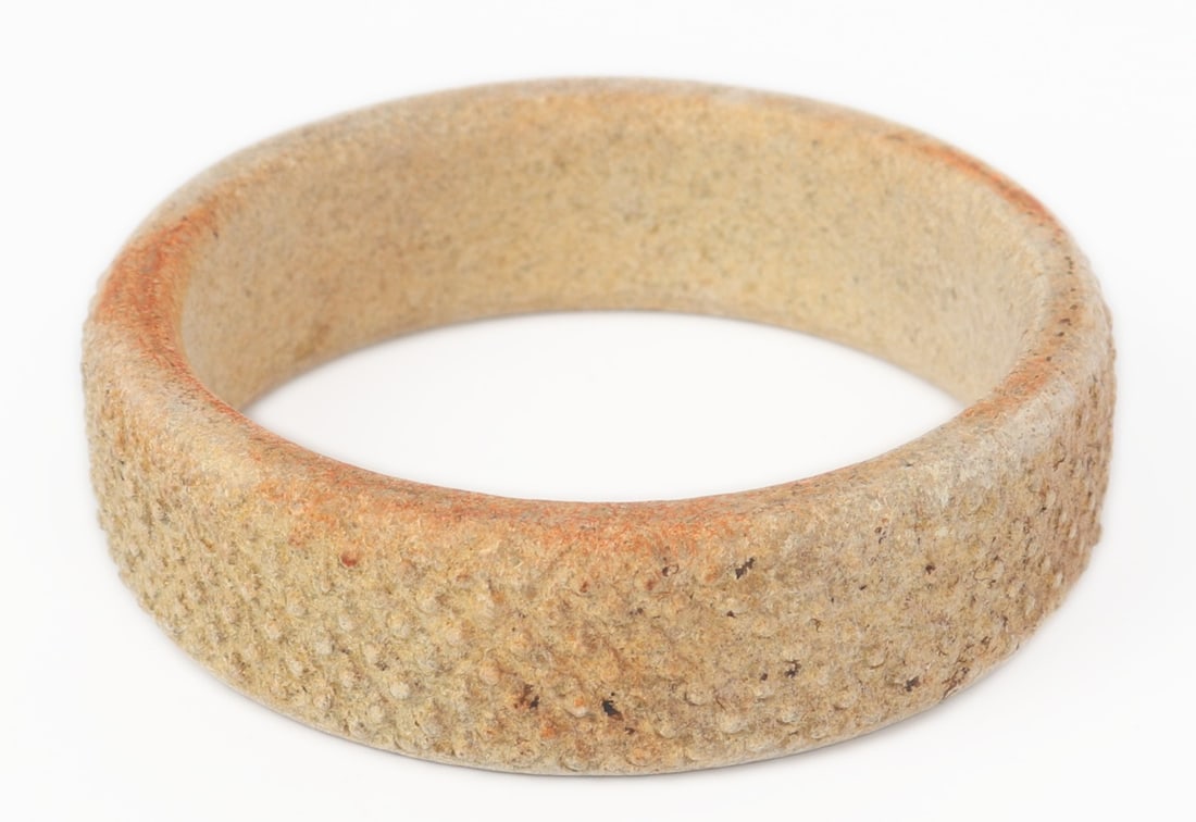 Unique Cream Stone Bangle Bracelet - 3