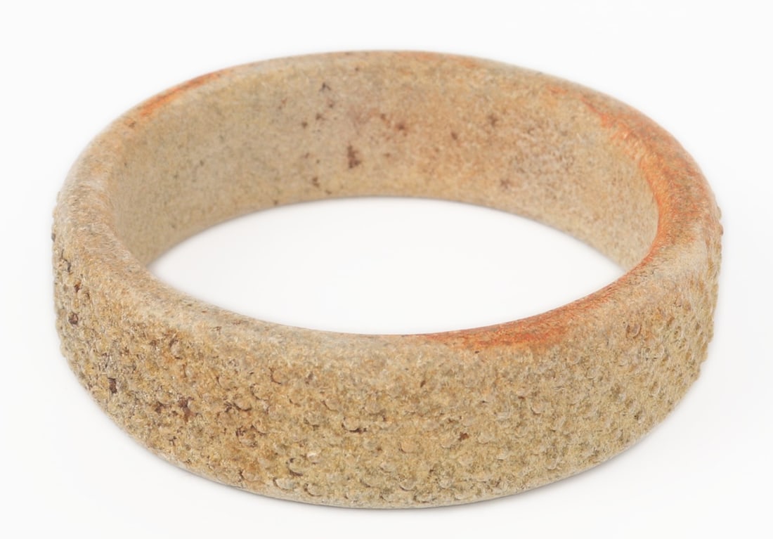 Unique Cream Stone Bangle Bracelet - 4