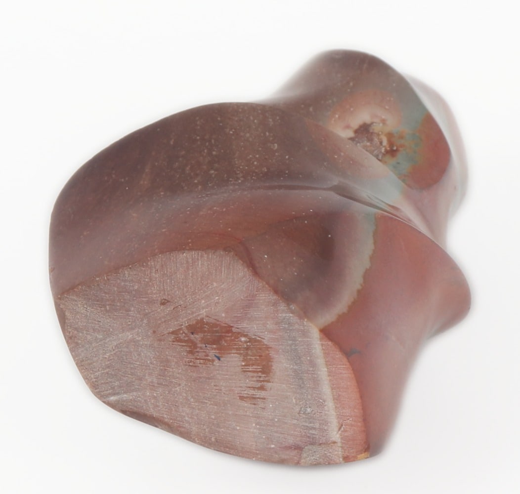 Beautiful Polychrome Jasper Flame Carving - 6