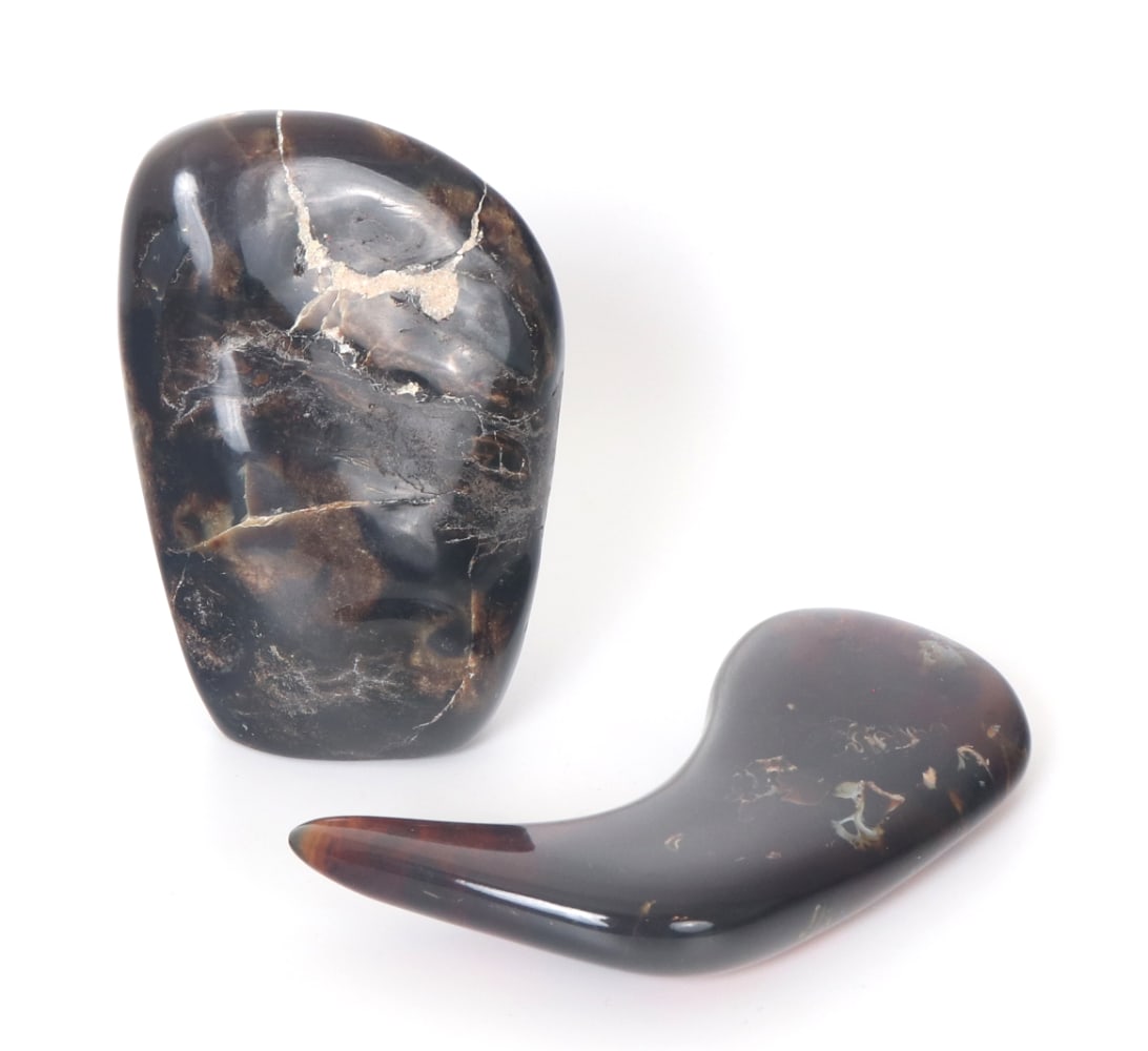 Group of Two Freeform Ancient Amber Sections (1 of 8)