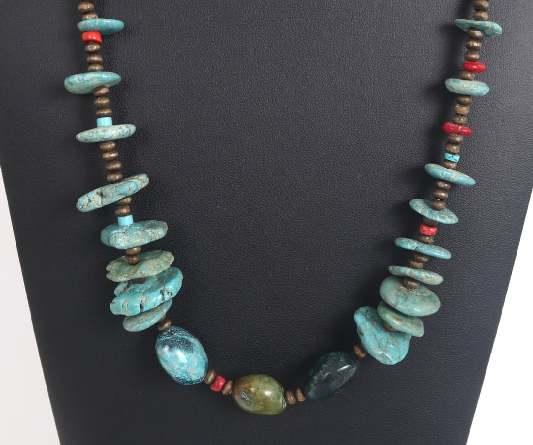 Chunky Multi-stone Necklace - 2