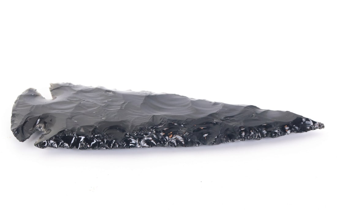 Nice Obsidian Spearhead - 4
