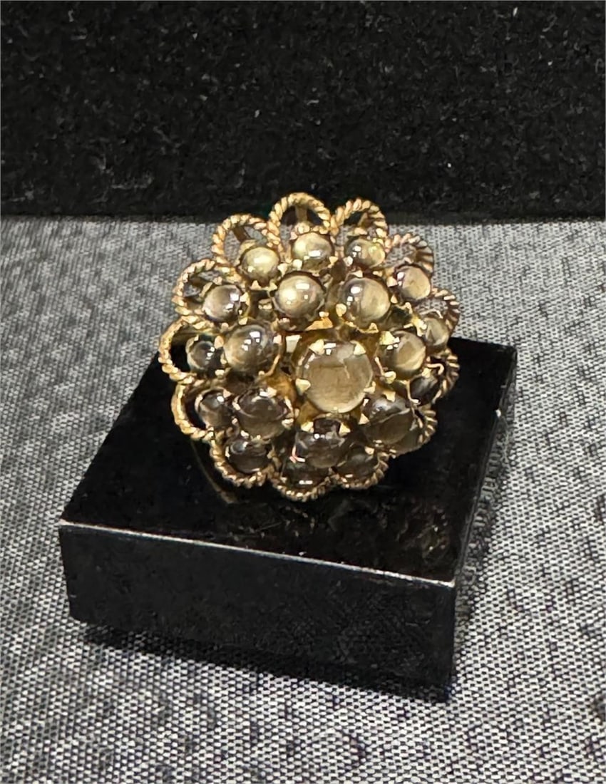 Vintage 14K Gold Harem Multi Stone Ring (1 of 16)