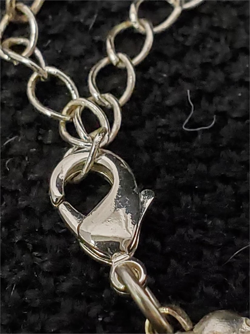 Hematite Beaded Necklace - 11