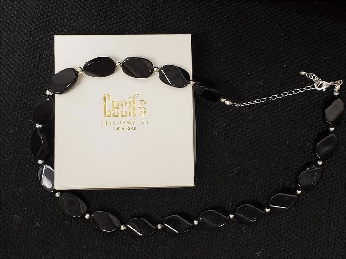 Hematite Beaded Necklace (1 of 14)
