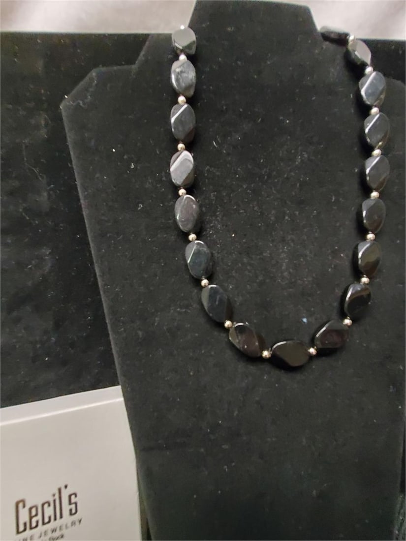 Hematite Beaded Necklace - 3