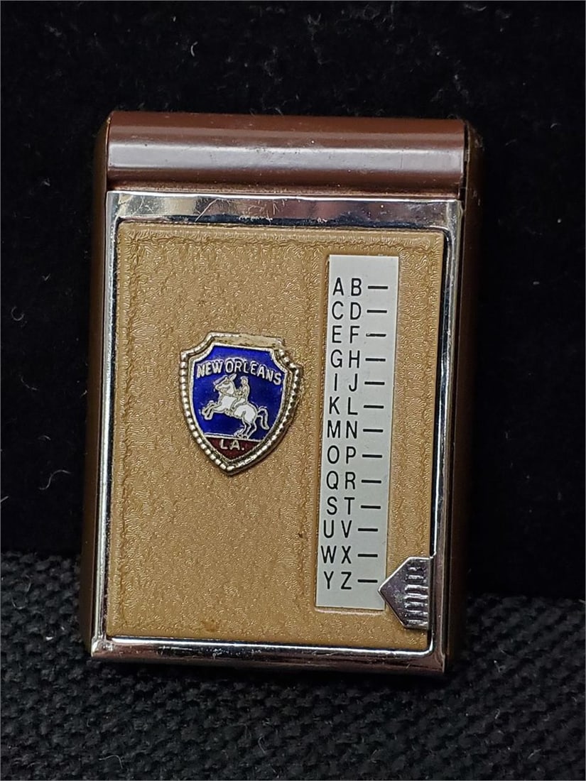 Vintage Pocket Address Book - New Orleans Emblem (1 of 9)