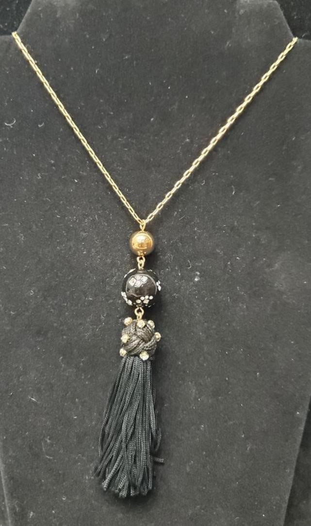 Time & Tru Goldtone Tassel Necklace (1 of 7)