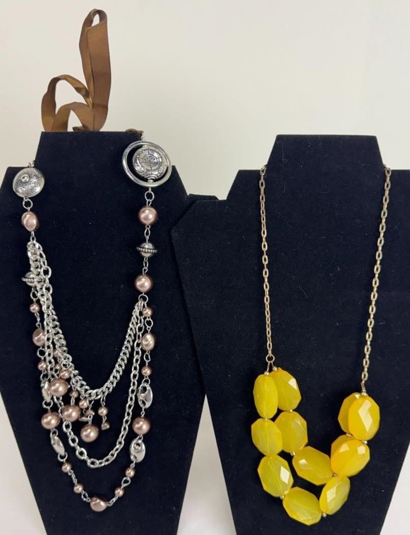 Paparazzi Blockbuster & ChunkYellow Bead Necklaces (1 of 10)