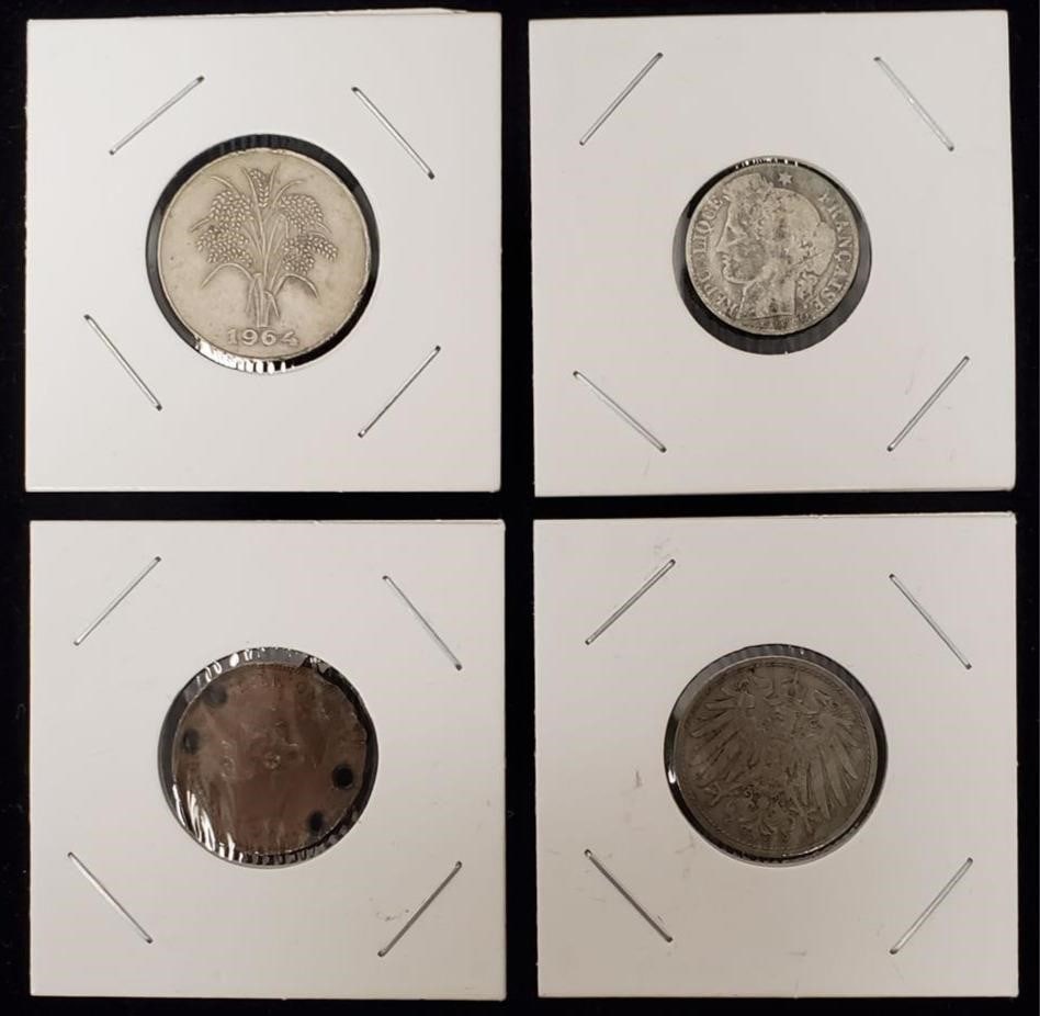 Lot of Foreign Coins (4) (1 of 14)