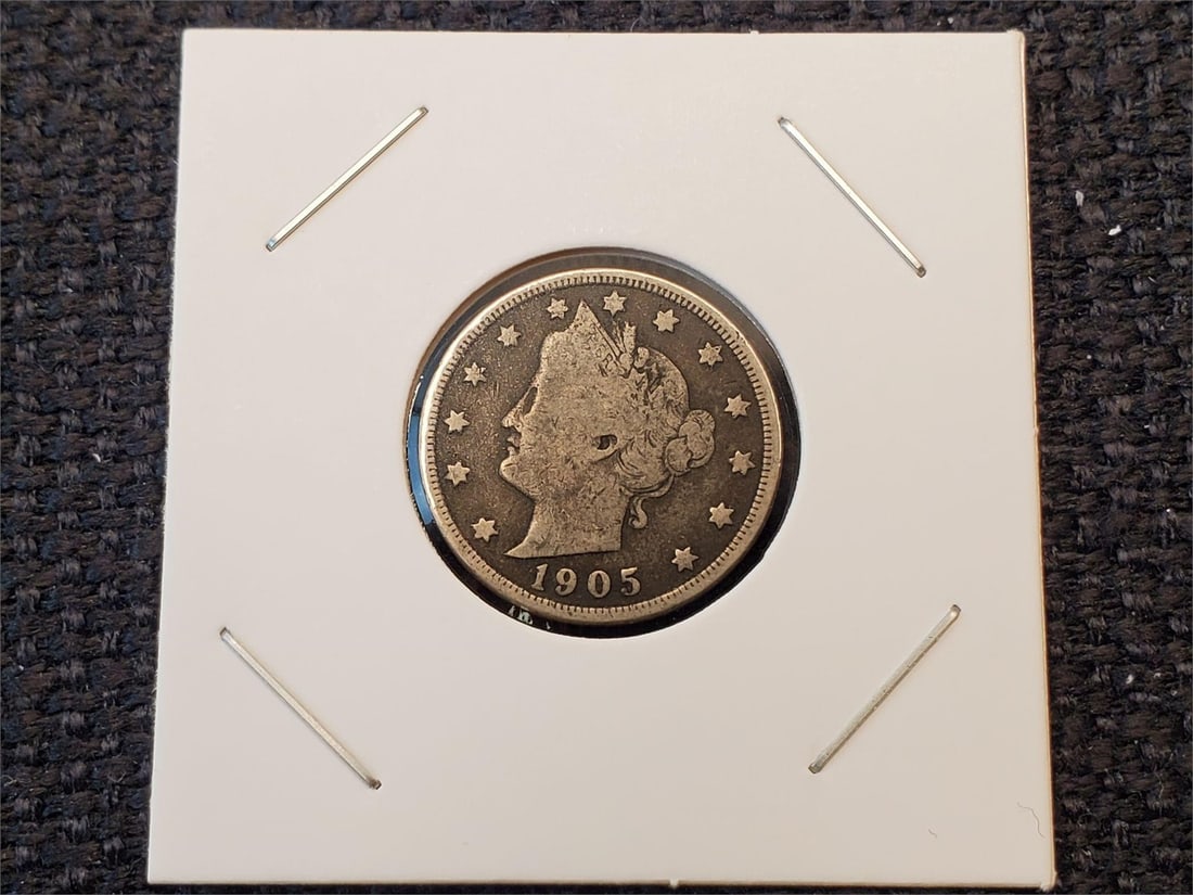 Liberty Head "V" Nickel - 1905 (1 of 4)