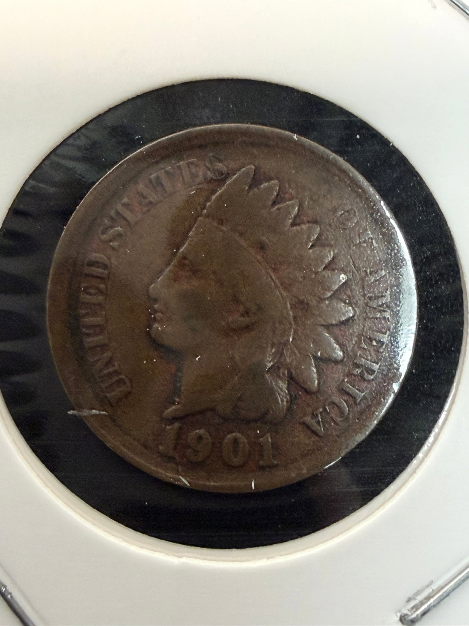 Indian Head Penny - 1901 (1 of 4)