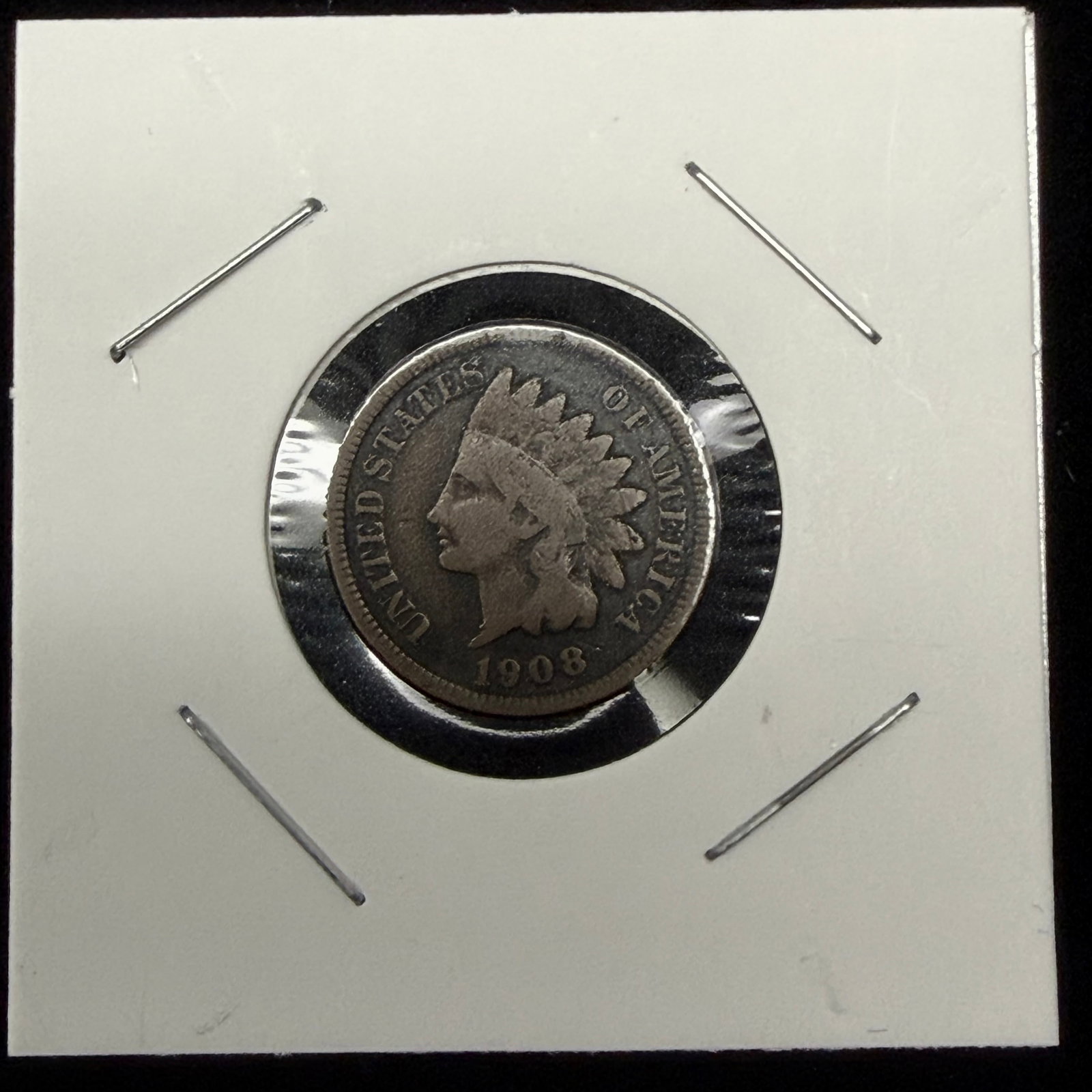Indian Head Penny - 1908 (1 of 4)