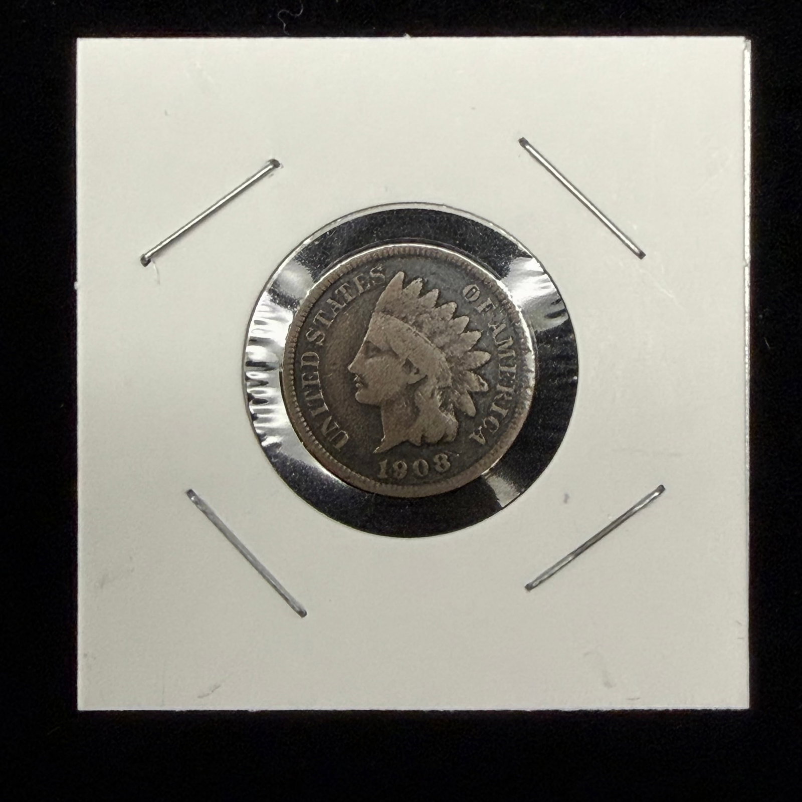 Indian Head Penny - 1908 - 2