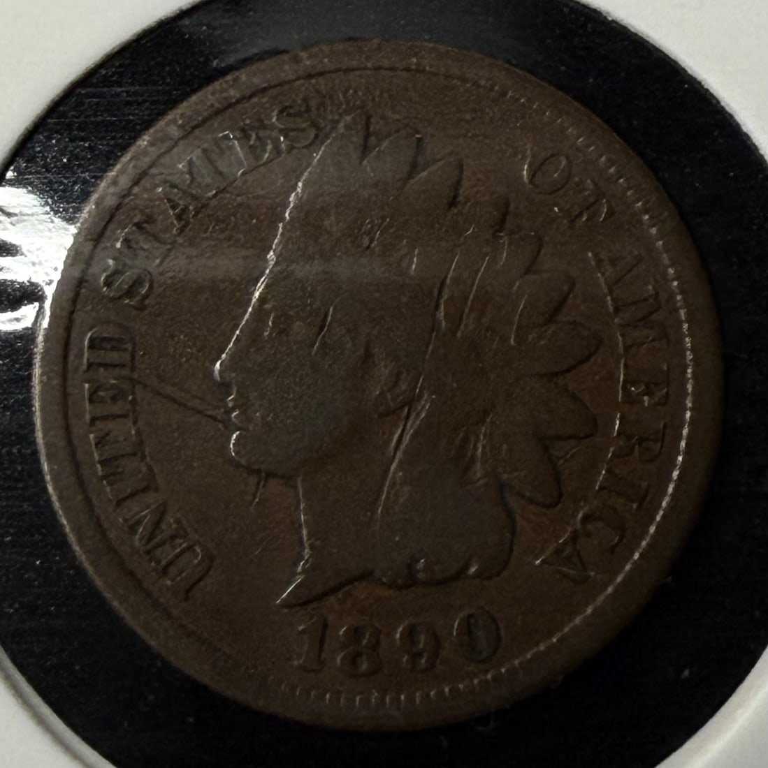 Indian Head Penny - 1890: Indian Head Penny - 1890