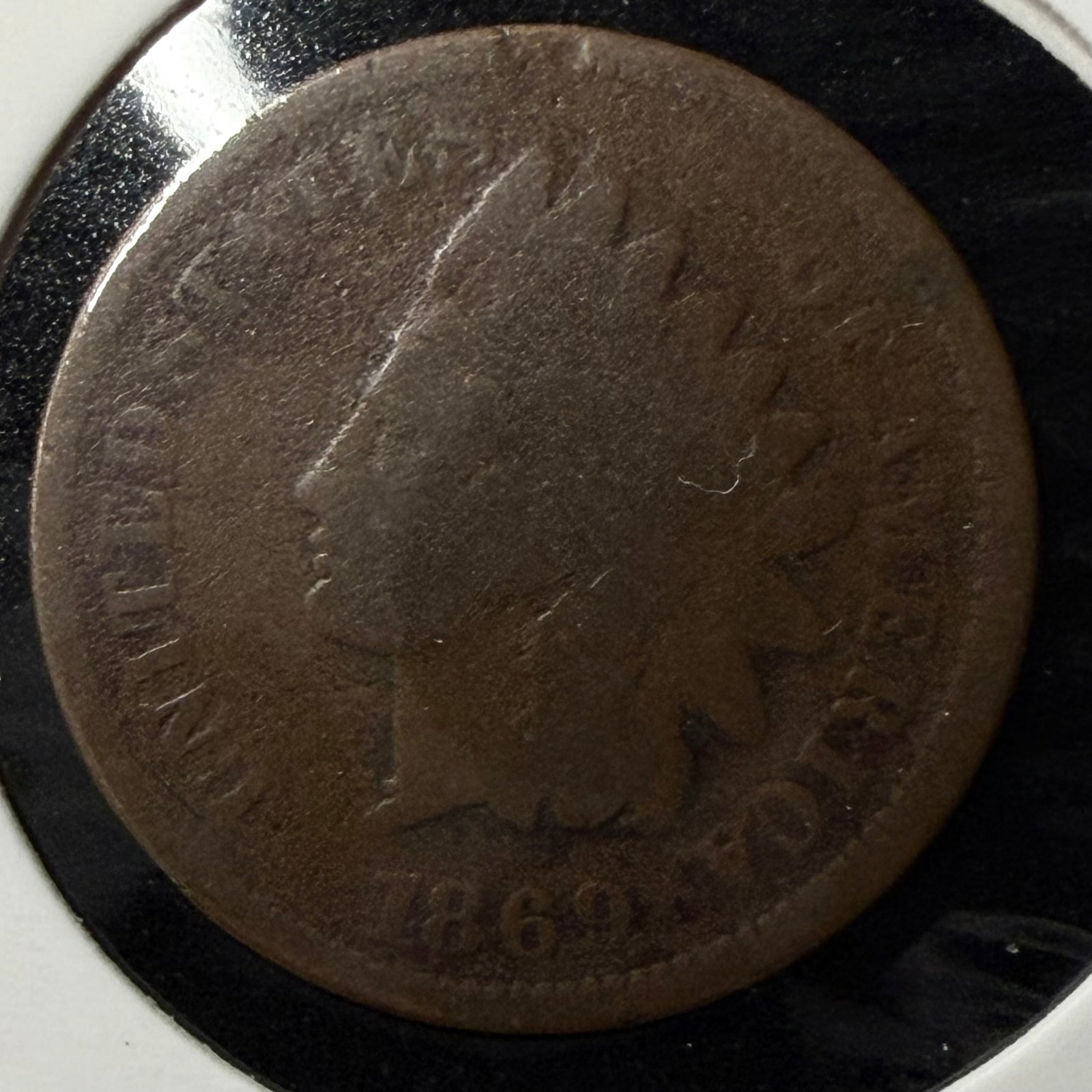 Indian Head Penny - 1869: Indian Head Penny - 1869