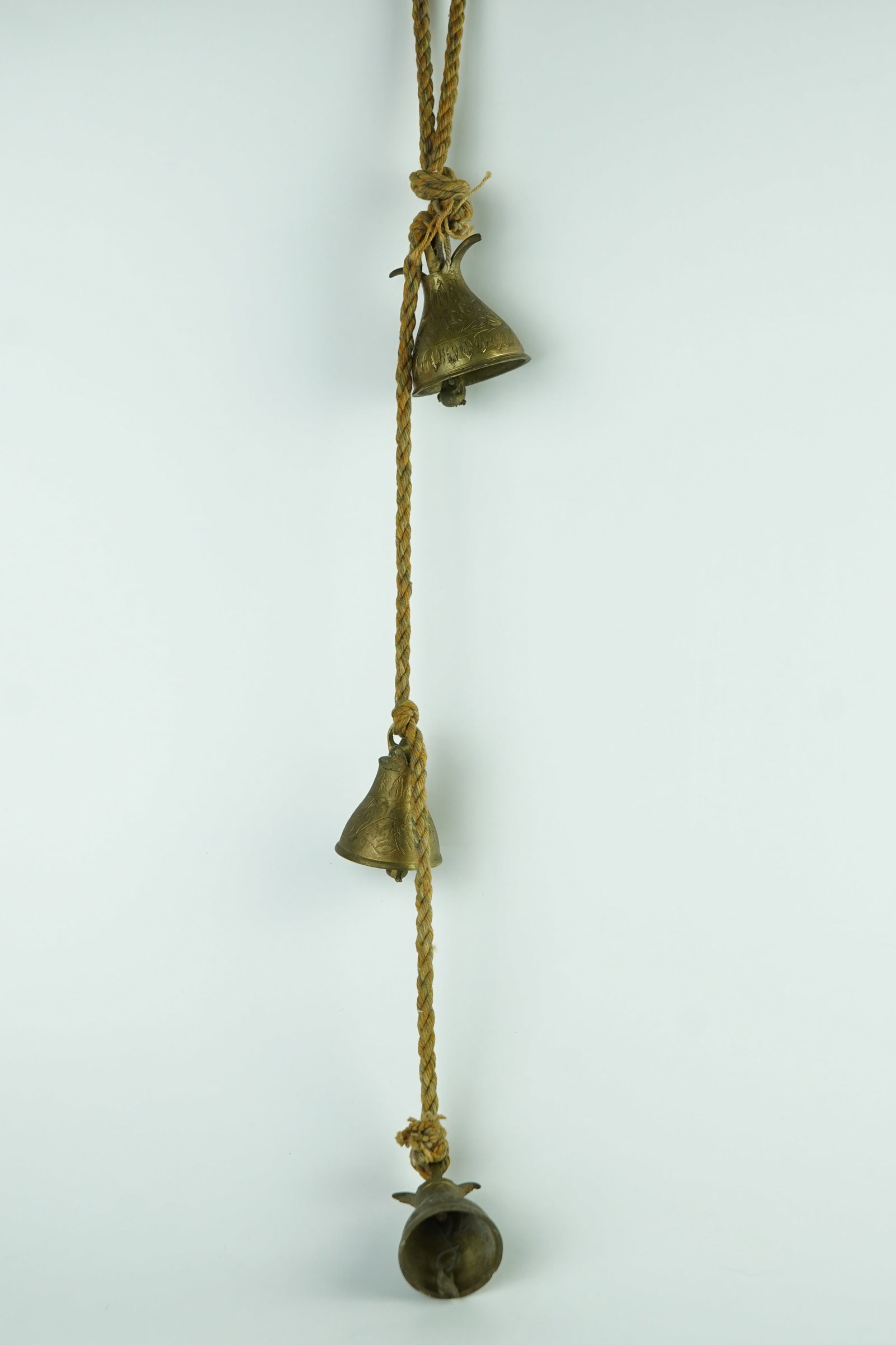 Vintage Brass 3 Piece Doorbell - 2