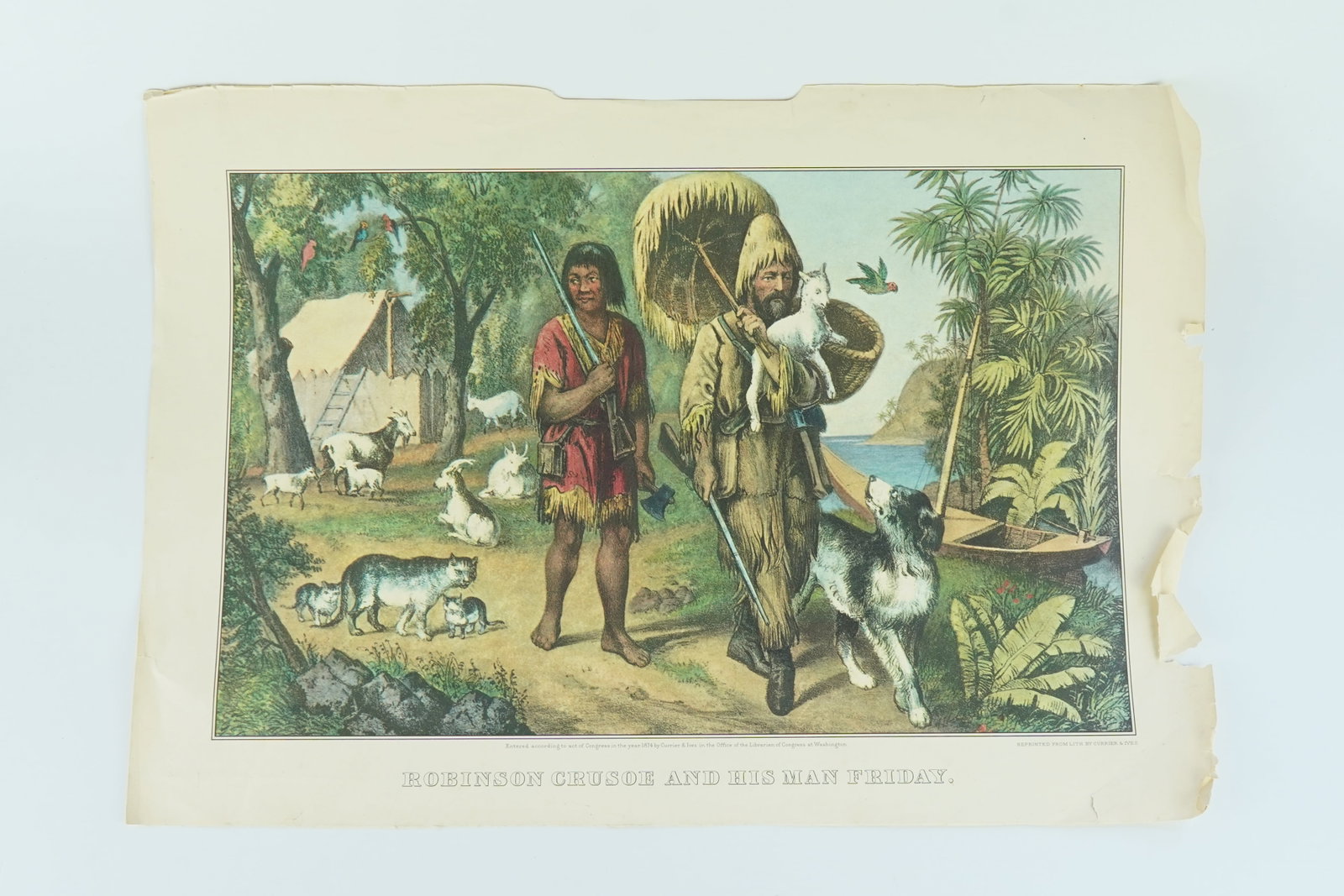 February 1968 Robinson Crusoe Print (1 of 2)