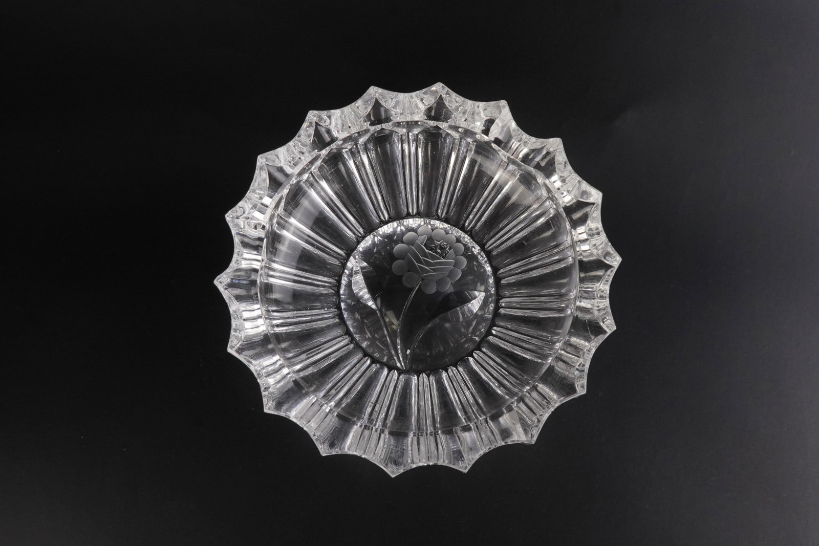 Beyer Lead Crystal Cigar Ashtray (1 of 5)