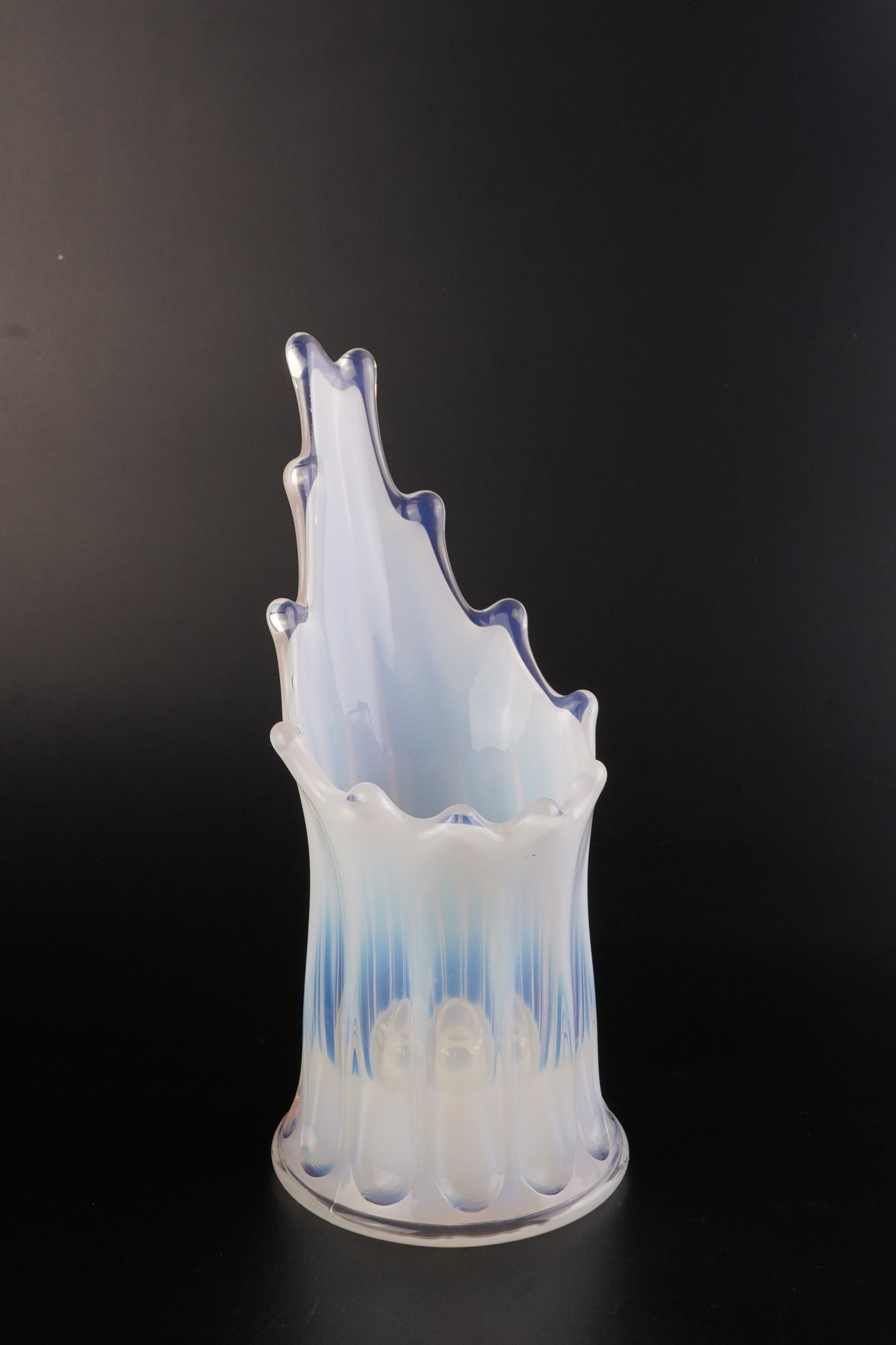 Fostoria Heirloom Opalescent Glass Candleholder (1 of 5)