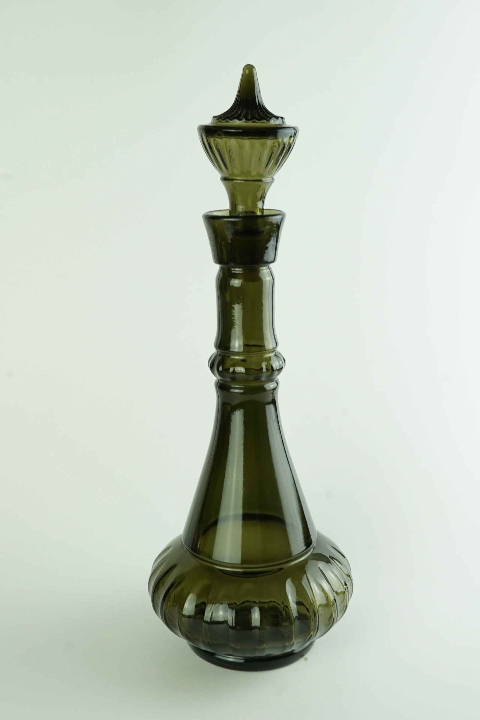 Vintage 1964 Jim Beam Smoke Green "Dream of Jeannie" Decanter (1 of 5)