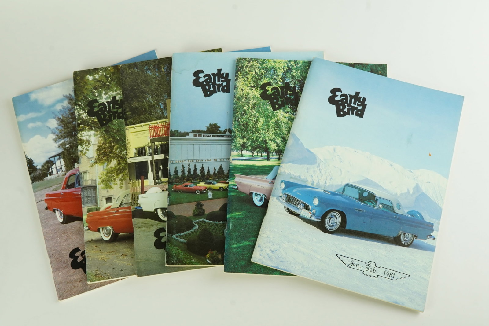 Six 1981 Early Bird Classic Thunderbird International Publications (1 of 4)