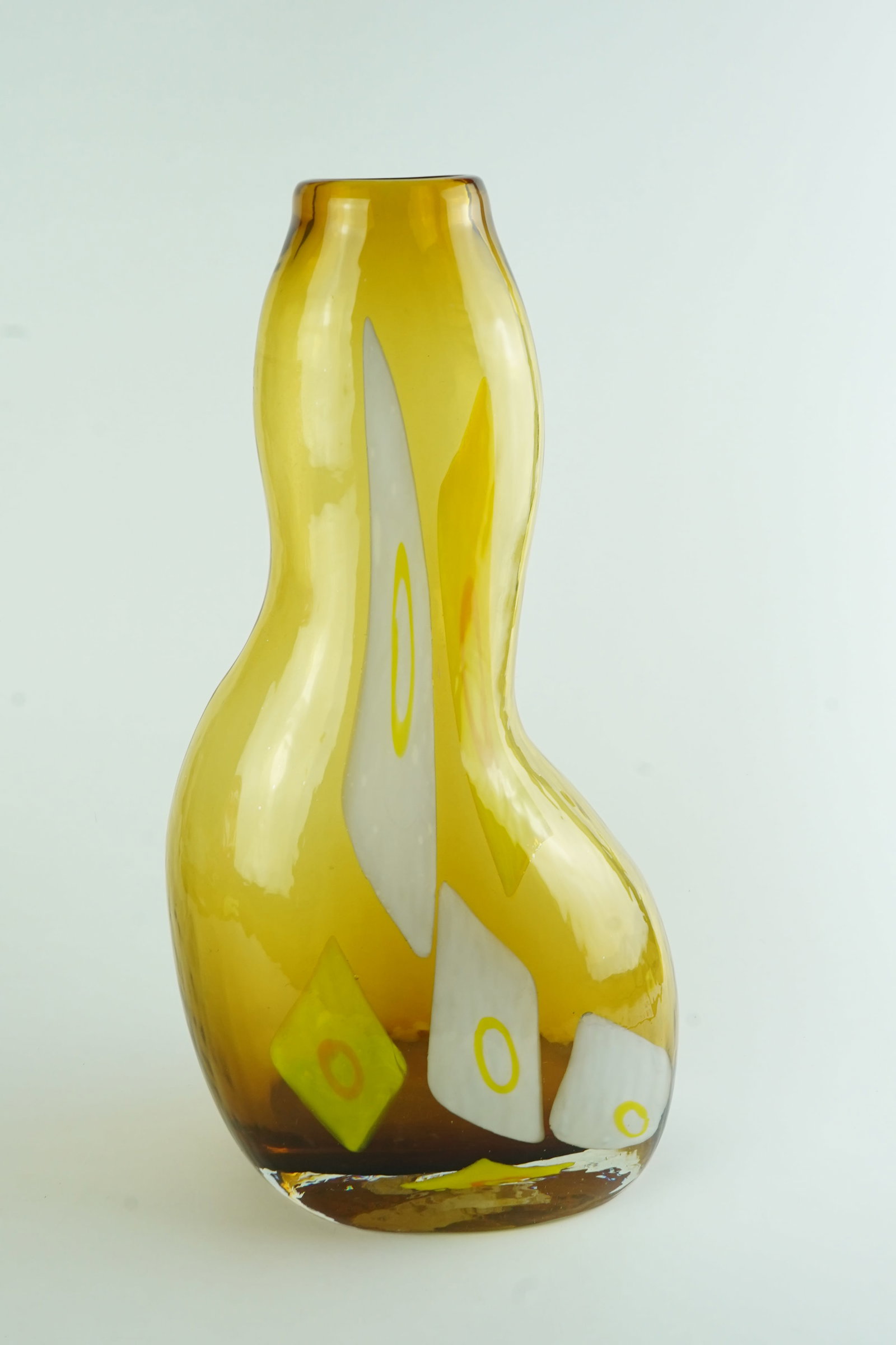 MCM Handblown Italian Art Glass Vase (1 of 5)