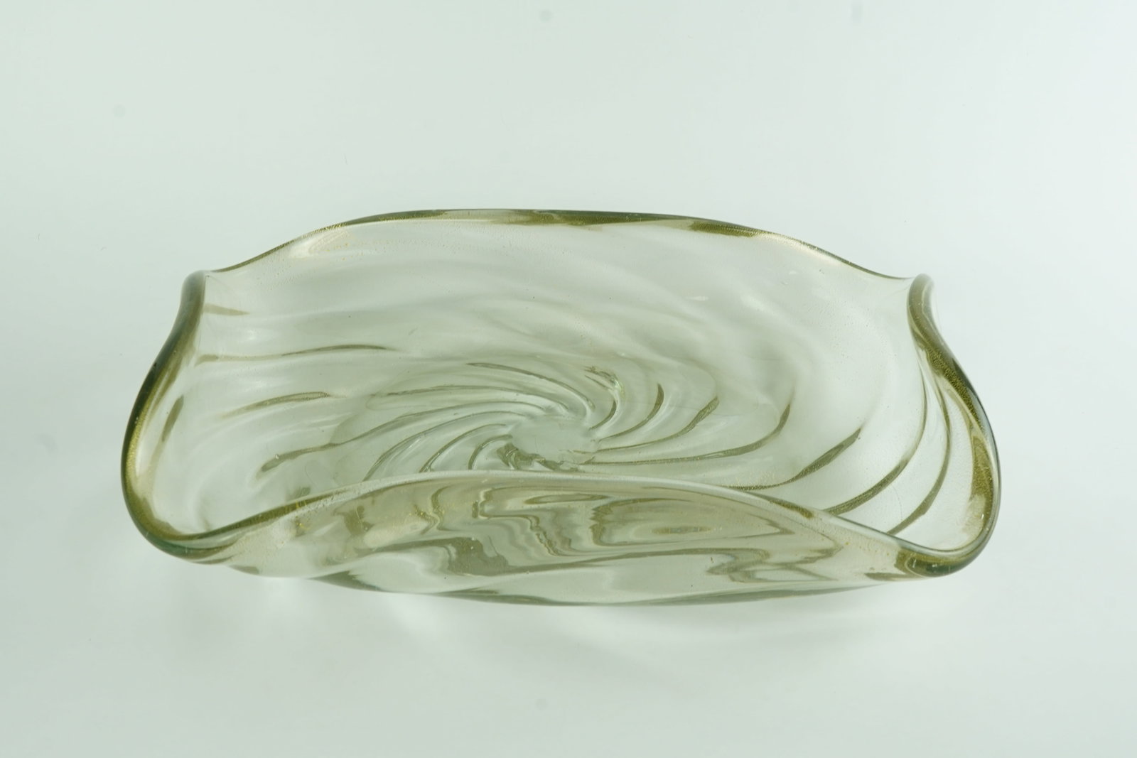 Murano Aventurine Gold Fleck Glass Bowl (1 of 6)