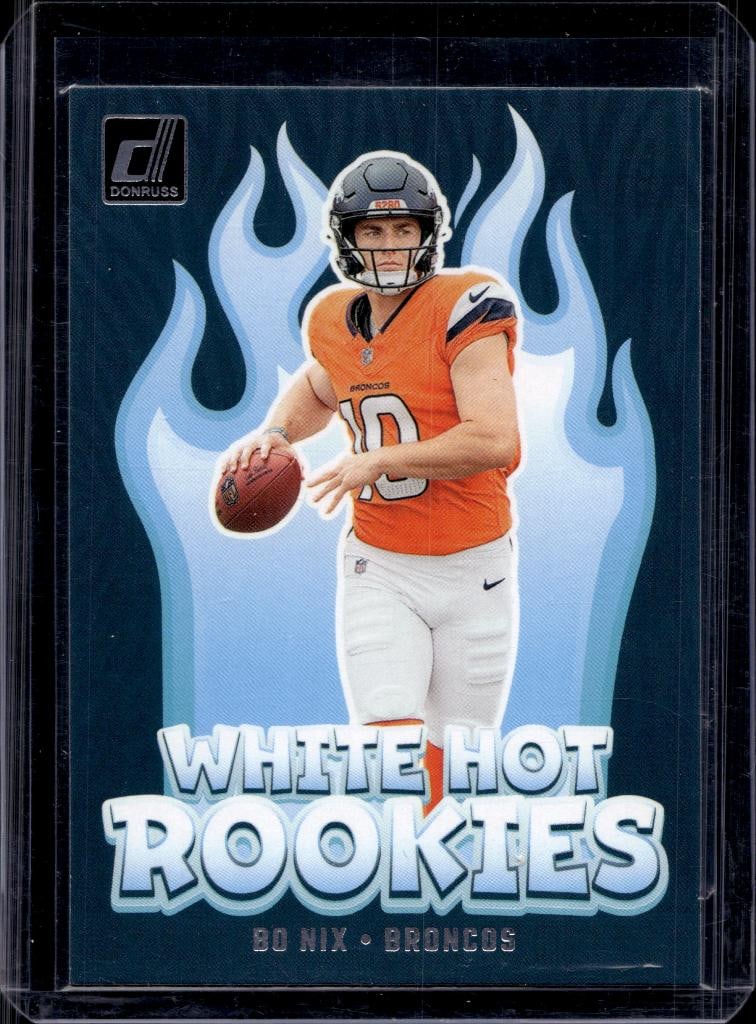 BO NIX 2024 DONRUSS WHITE HOT ROOKIES ROOKIE CARD: NEAR MINT OR BETTER CONDITION