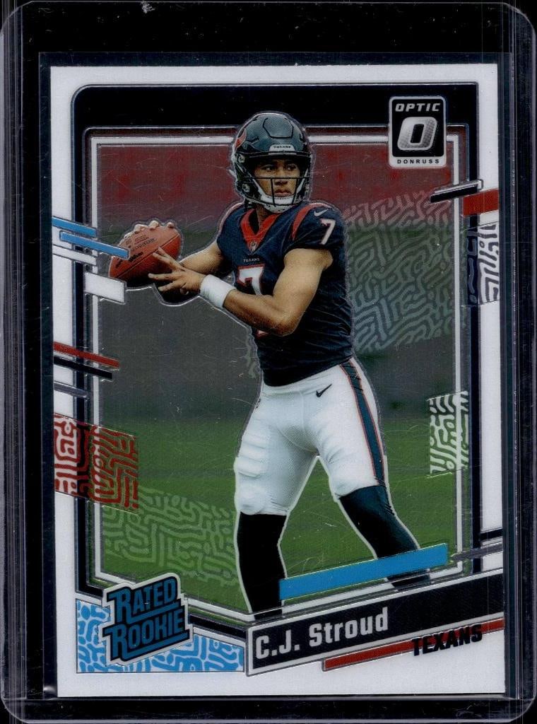 C.J. STROUD 2023 PANINI OPTIC ROOKIE CARD (1 of 1)