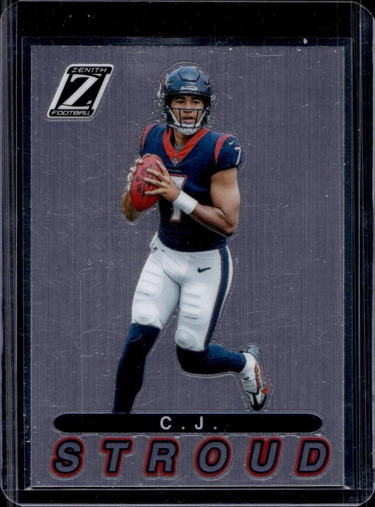 C.J. STROUD 2023 PANINI ZENITH SILVER ROOKIE CARD: NEAR MINT OR BETTER CONDITION