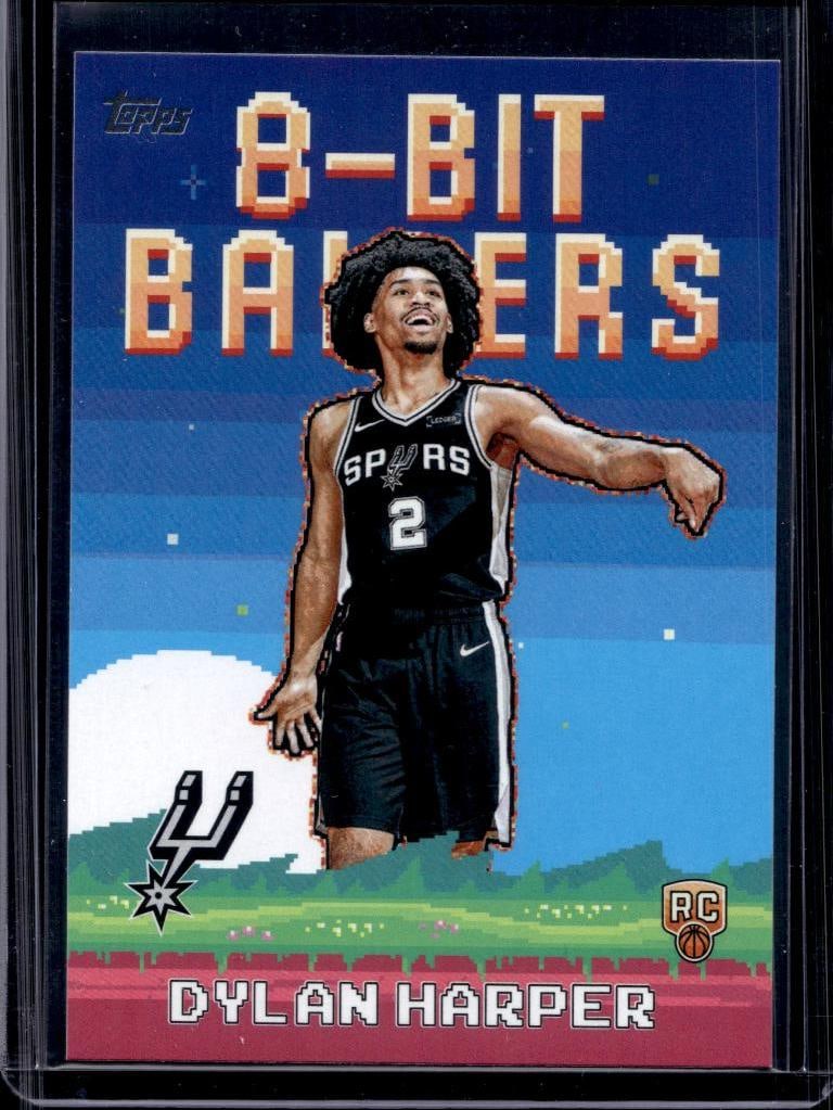 DYLAN HARPER 2025-26 TOPPS 8-BIT BALLERS ROOKIE CARD: NEAR MINT OR BETTER CONDITION