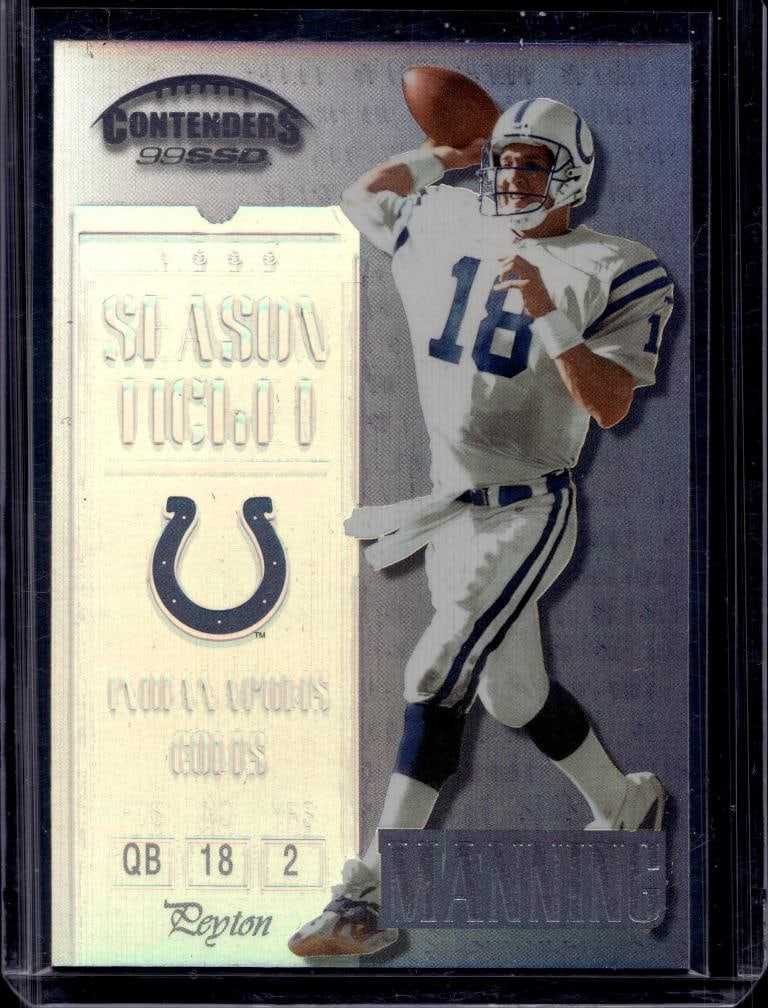 PEYTON MANNING 1999 CONTENDERS SSD SECOND YEAR (1 of 1)