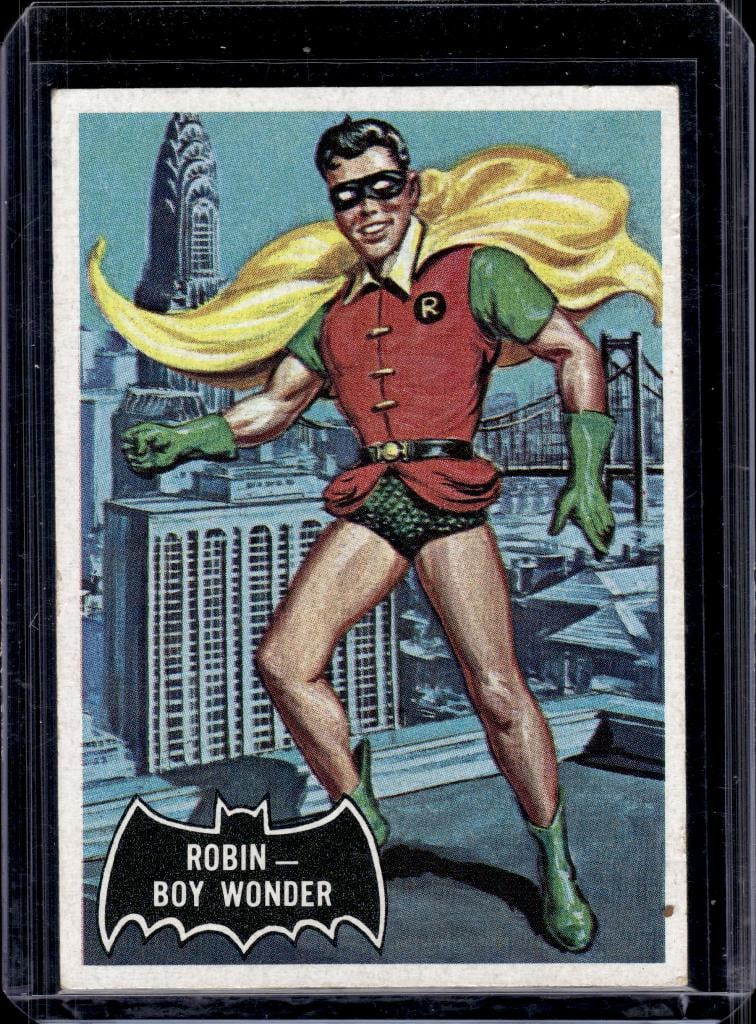 ROBIN BOY WONDER 1966 TOPPS BATMAN ROOKIE CARD (1 of 1)