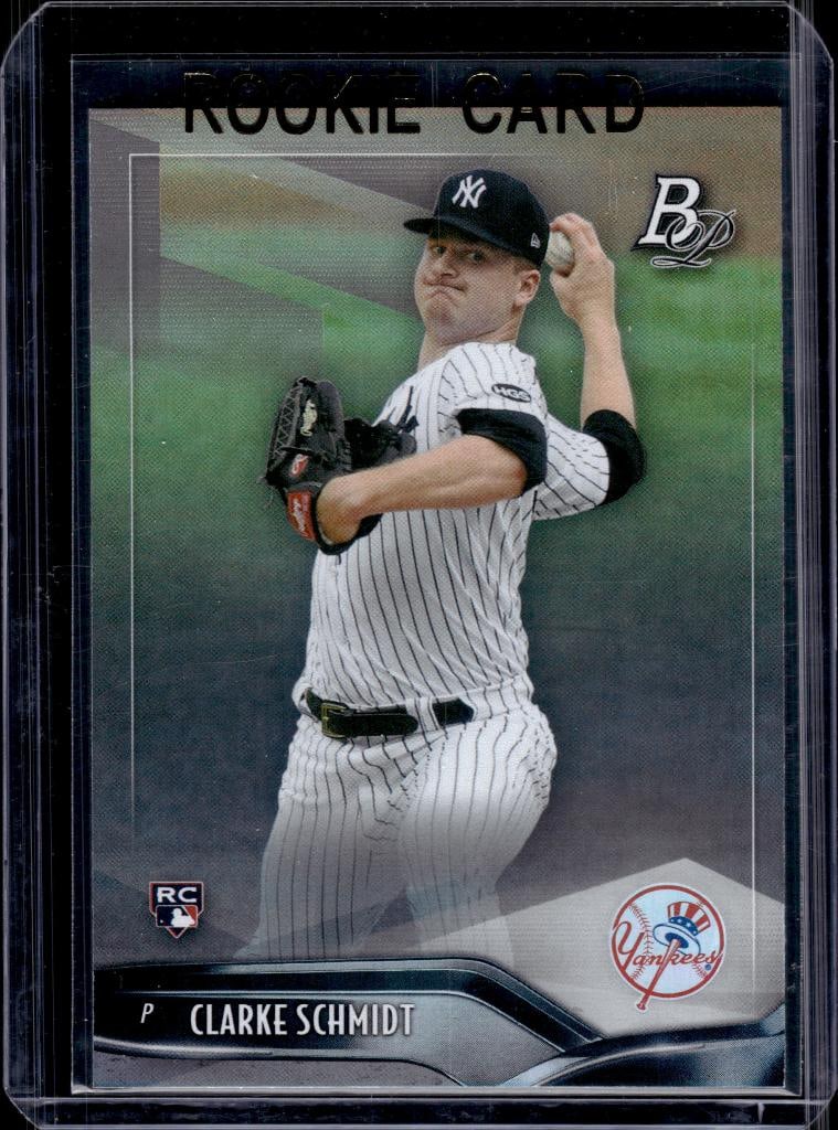 CLARKE SCHMIDT 2021 BOWMAN PLATINUM ROOKIE CARD: NEAR MINT OR BETTER CONDITION